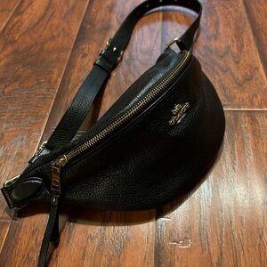 Coach Black Leather Crossbody Bag